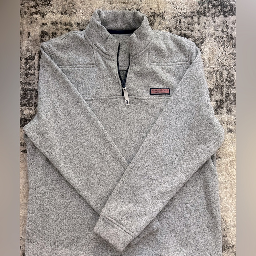 Men’s Vineyard Vines Fleece Shep Shirt Sweater- L